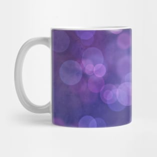 Deep Blue and Purple Cosmos Bubbles Mug